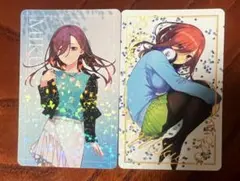 五等分の花嫁　GOTO AKIBA！　アトレ秋葉原　チェキ風カード　三玖 セット