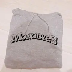 【新品】MONOEYES プルオーバーフーディ グレー M パーカー