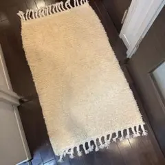 TAKAHAN ウール100% 花柄ラグ 350cm - メルカリ
