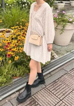 ZARA★刺繍チュニックワンピース