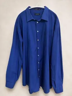 90s NAUTICA ノーティカ 長袖シャツ XL ビッグサイズ 青 古着のサムネイル