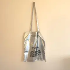 JOURNAL STANDARD FURNITURE シルバートートバッグ