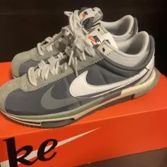 NIKE sacai zoom cortez grey