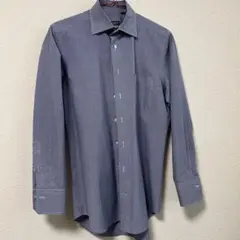 THE SUIT COMPANY クラシックスリムフィット 長袖シャツ グレー