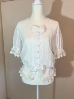 BABY La Petite Fleur 五分袖ブラウス 生成り 綿 - メルカリ