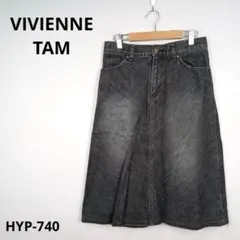 VIVIENNE TAM ヴィヴィアンタム デニム スカート XS ブラックのサムネイル