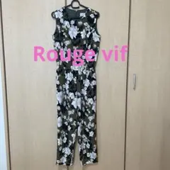 【Rouge vifルージュヴィフ】オールインワン サロペット つなぎ　花柄のサムネイル