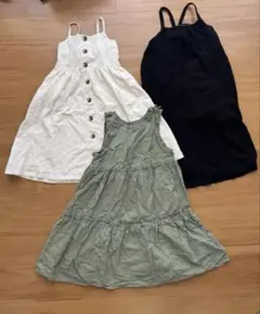 キッズ 子供服120 GU・ノーブランド ワンピースセット