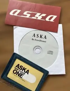 ASKA Be Free (Demo) CD ステッカー他グッズまとめて