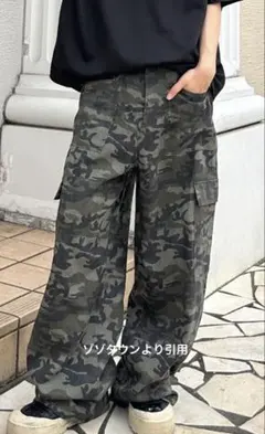 【をる様専用ページ】sedacle カーゴパンツ 迷彩 ミリタリー