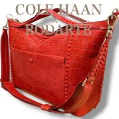 ☆新品 【ロダニア】RODANIA カイマンレザー ショルダーバック 本革 