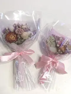 【値下げしました】フラワー　ブーケ　スワッグ　2個セット　ミニブーケ