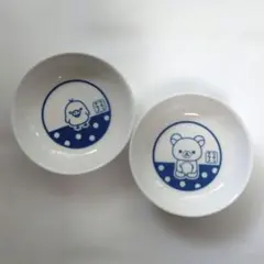 【ローソン非売品・未使用】リラックマ　小皿２枚セット 水玉