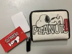 スヌーピー 小銭入れ カード入れ ラウンドファスナー カードケース コインケース