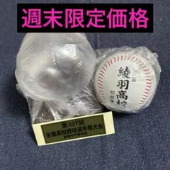 週末限定　綾羽高校ケース付きボール