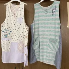 保育士　エプロン　2枚セット