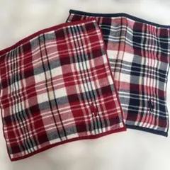 Ralph Lauren チェック柄タオルハンカチ 2枚セット