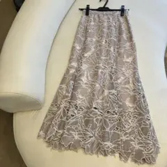 SNIDEL カッティングレースマーメイドスカート