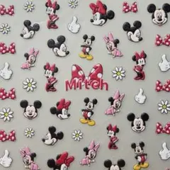 ネイルシール 5D立体 ミッキー ミニーちゃん ベビー ディズニー キャラクター