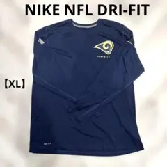 NIKE NFL DRI-FIT 長袖Tシャツ 【XL】 ネイビー サッカー美品