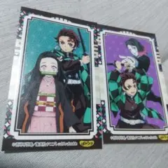 鬼滅の刃 炭治郎 禰豆子 魘夢 ステッカー ばかうけ