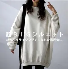 アンティカ裏毛コクーンプルオーバーのサムネイル