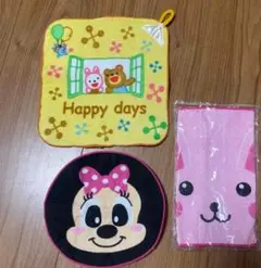 キャラクタータオルセット 3点