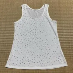 レディース タンクトップ GU ジーユー Sサイズ オフホワイト 美品