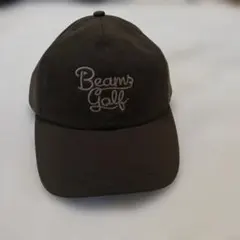 未使用品　BEAMS GOLF ダークブラウンキャップ