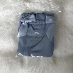 メゾン ド フルール ダブルリボンギャザートートバッグキーホルダー サックス