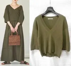 Curensology カレンソロジー リネンコンプルオーバー ニットのサムネイル