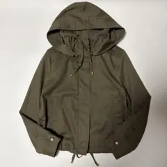JUSGLITTY ジャスグリッティー　バッグリボン　カーキ マウンテンパーカー