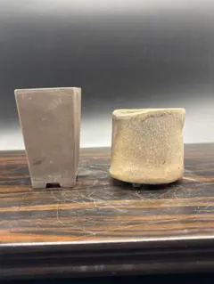 陶器製 小型植木鉢 2個セット