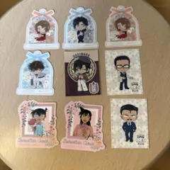 歴代名探偵コナン カフェ 非売品ステッカー 9枚セット