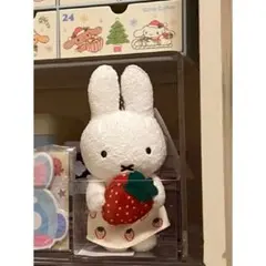 ミッフィー ぬいぐるみ イチゴ付き miffy
