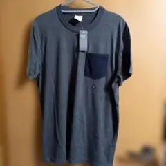 (新品) Abercrombie & Fitch グレー ポケット Tシャツ M