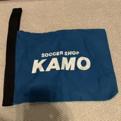 SOCCER SHOP KAMO 巾着袋 ブルー