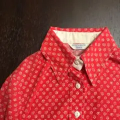 sears 花柄シャツ　ヴィンテージ古着シアーズヒッピー昭和レトロアメカジロック