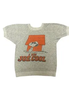 1970-80s ビンテージ スヌーピー 半袖 スウェット 霜降り xpv