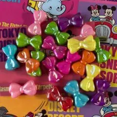 カラフルリボンヘアピン15個セット