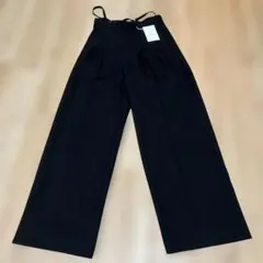 ACLENT ブラック ワイドパンツ
