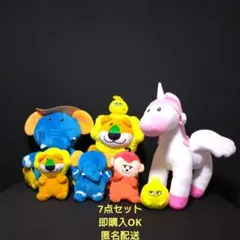 たべっ子どうぶつ　THE MOVIE　ぬいぐるみ　7点セット