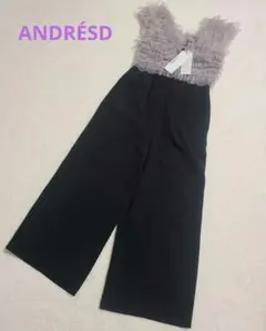 【タグ付】ANDRÉSD　tulle vest all in one dress