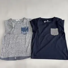 グローバルワーク　男の子　Tシャツ 130 2点セット