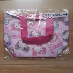 ハローキティ 一番くじ チャーム付きミニトート