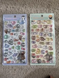 ボンボンドロップシール 正規品ドンキ限定 りくのいきもの うみのいきもの