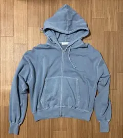 INTER FACTORY ジップアップパーカー ブルー