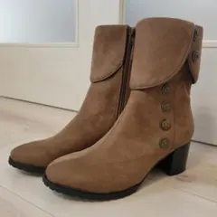 未使用品アクシーズファム　ブラウン スエード風ブーツ