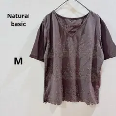 【ナチュラルベーシック】スカラップレースTシャツのサムネイル
