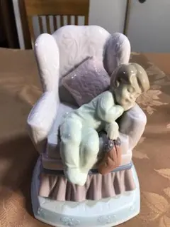 リヤドロ　LLADRO クリスマスシリーズ/1999年/6667　サンタの夢のサムネイル
